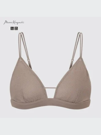 Reggiseno senza ferretti da donna (triangolo in rete)