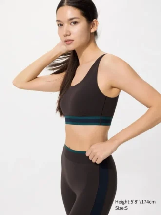 Reggiseno sportivo senza ferretti da donna | A righe