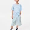 Shorts in denim larghi da bambino