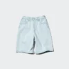 Shorts in denim larghi da bambino