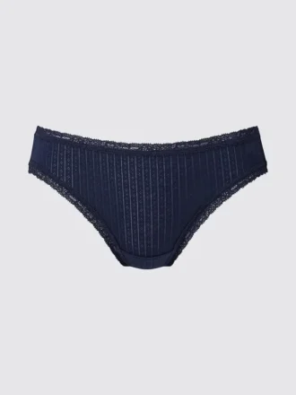 Slip da donna a vita media | Pointelle
