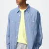 Sovracamicie da uomo in chambray Sovracamicie da uomo in chambray