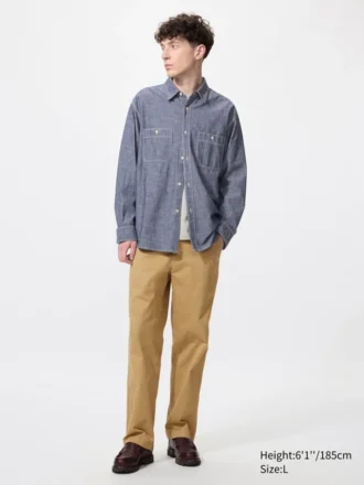 Sovracamicie da uomo in chambray