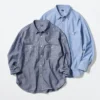 Sovracamicie da uomo in chambray Sovracamicie da uomo in chambray