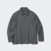 Sovracamicie da uomo in twill spazzolato Sovracamicie da uomo in twill spazzolato