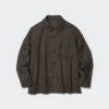 Sovracamicie da uomo in twill spazzolato
