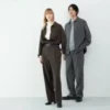 Sovracamicie da uomo in twill spazzolato Sovracamicie da uomo in twill spazzolato