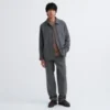 Sovracamicie da uomo in twill spazzolato Sovracamicie da uomo in twill spazzolato