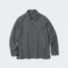 Sovracamicie da uomo in twill spazzolato Sovracamicie da uomo in twill spazzolato