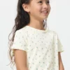 T-shirt a costine per bambini | Fiore