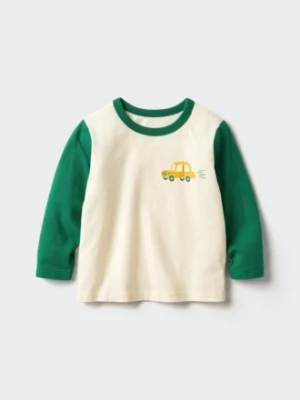 T-shirt a girocollo Baby Baby | Auto | Maglie a manica lunga