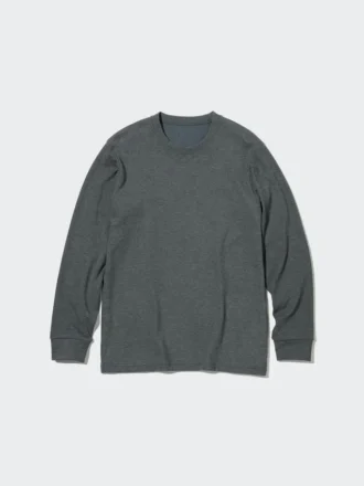 T-shirt a manica lunga con collo rotondo HEATTECH Ultra Warm da uomo (edizione 2022)