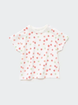 T-shirt a maniche corte con collo rotondo Baby Dry in pantaloncini
