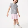 T-shirt a righe a costine per bambini