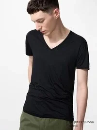 T-shirt AIRism da uomo | Scollo a V