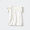 T-shirt Baby Baby Dry con maniche a volant T-shirt Baby Baby Dry con maniche a volant