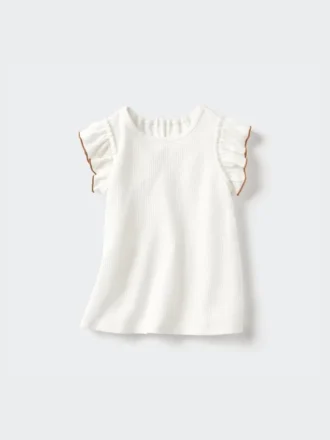 T-shirt Baby Baby Dry con maniche a volant