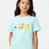 T-shirt con stampa grafica dei personaggi Sanrio per bambini