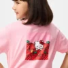 T-shirt con stampa grafica dei personaggi Sanrio per bambini