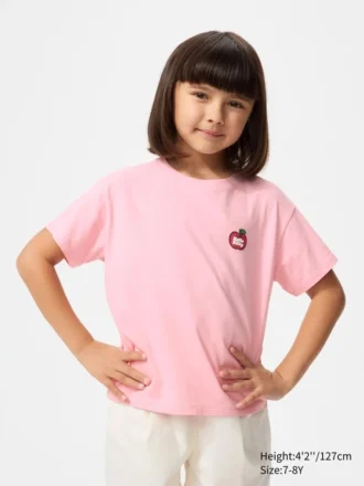 T-shirt con stampa grafica dei personaggi Sanrio per bambini