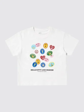 T-shirt con stampa grafica dei personaggi Sanrio per bambini