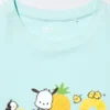 T-shirt con stampa grafica dei personaggi Sanrio per bambini