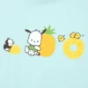 T-shirt con stampa grafica dei personaggi Sanrio per bambini