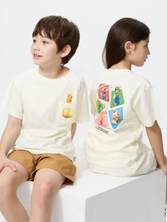 T-shirt con stampa grafica “Kids the Super Mario Galaxy Movie”