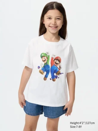 T-shirt con stampa grafica “Kids the Super Mario Galaxy Movie”