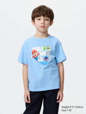 T-shirt con stampa grafica “Kids the Super Mario Galaxy Movie”