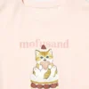 T-shirt con stampa grafica Mofusand UT per bambini