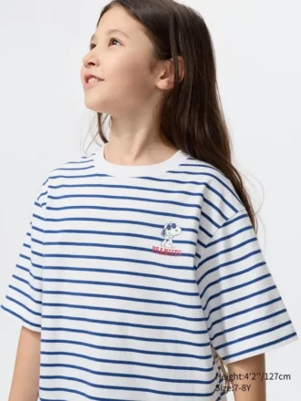 T-shirt con stampa grafica Peanuts Ut per bambini