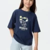 T-shirt con stampa grafica Peanuts Ut per bambini