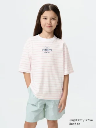 T-shirt con stampa grafica Peanuts Ut per bambini