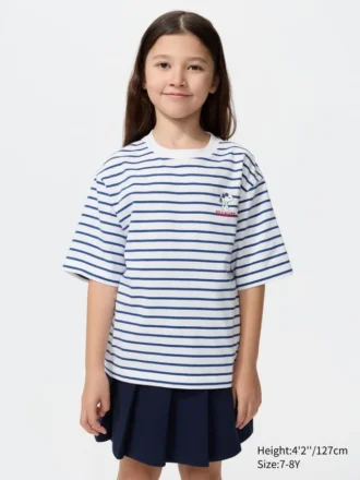 T-shirt con stampa grafica Peanuts Ut per bambini