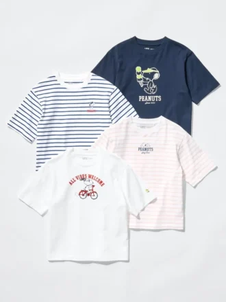 T-shirt con stampa grafica Peanuts Ut per bambini