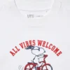 T-shirt con stampa grafica Peanuts Ut per bambini