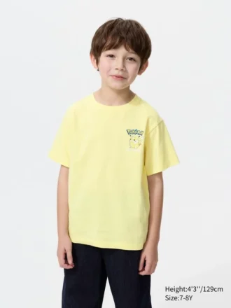 T-shirt con stampa grafica Pokamon Ut per bambini