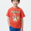 T-shirt con stampa grafica Pokamon Ut per bambini