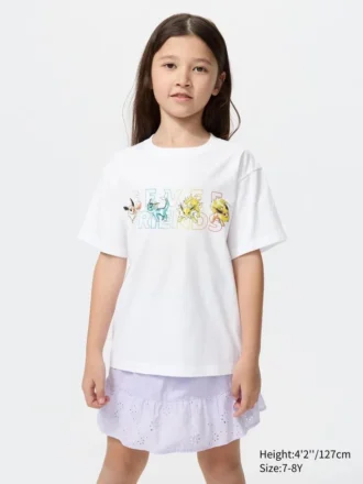 T-shirt con stampa grafica Pokamon Ut per bambini