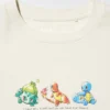 T-shirt con stampa grafica Pokamon Ut per bambini