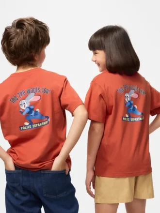 T-shirt con stampa grafica Zootopia per bambini