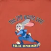 T-shirt con stampa grafica Zootopia per bambini