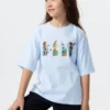 T-shirt con stampa Pop Mart UT per bambini T-shirt con stampa Pop Mart UT per bambini