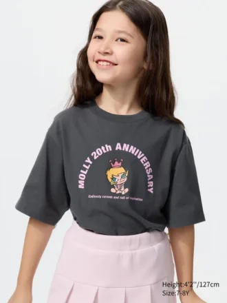 T-shirt con stampa Pop Mart UT per bambini