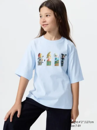 T-shirt con stampa Pop Mart UT per bambini