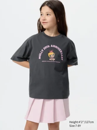 T-shirt con stampa Pop Mart UT per bambini