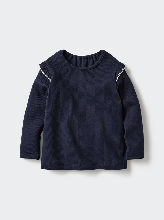 T-shirt con volant Baby Baby | Maglie a manica lunga T-shirt con volant Baby Baby | Maglie a manica lunga