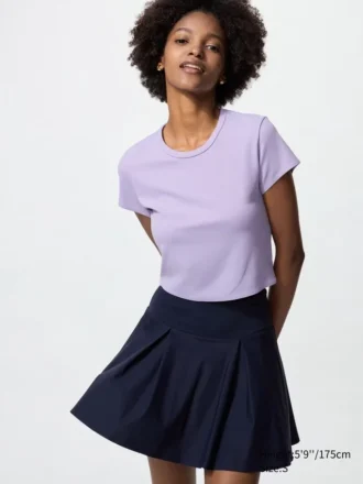 T-shirt corta AIRism Soft da donna
