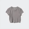 T-shirt corta AIRism Soft da donna